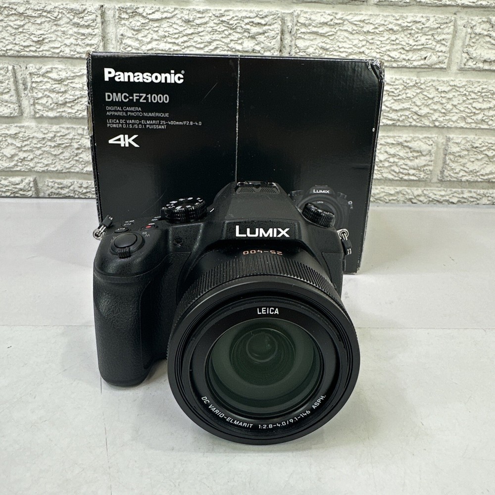 Panasonic LUMIX DMC-FZ1000 Digital Camera 20.1 MP LEICA 25-400 Lens 16X Zoom 4K