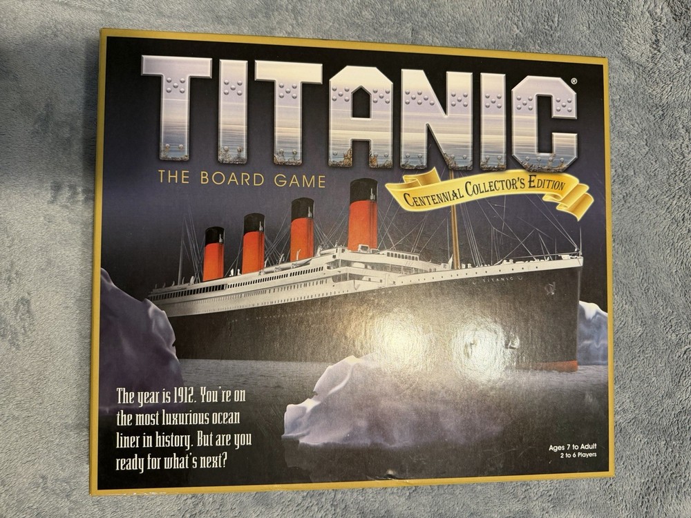 Vintage Universal TITANIC THE BOARD GAME (1998) 100% COMPLETE (not Sealed)