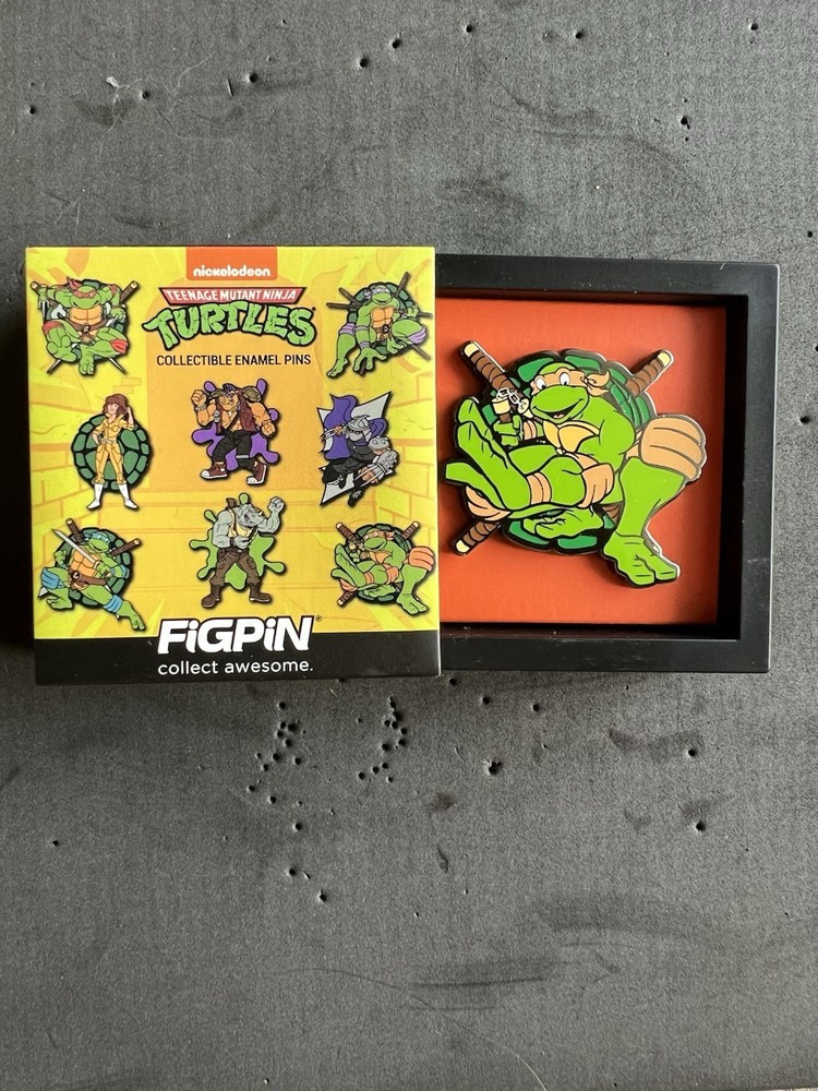 FiGPiN Mystery Mini Teenage Mutant Ninja Turtles TMNT - Unclaimed Michelangelo