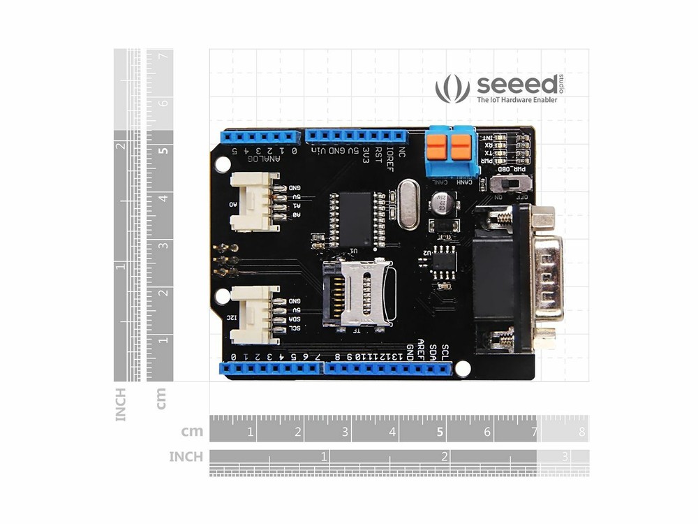 for Arduino UNO/Mega Seeed Studio CAN-BUS Shield V2, OBD2/OBD-II development, eg
