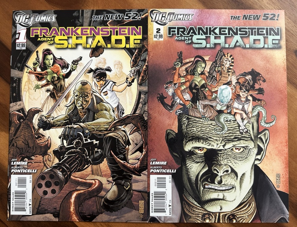 Frankenstein Agent of SHADE #1 & 2 (2013) NM DC Comics Creature Commandos