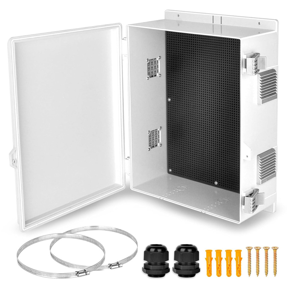 Electrical Junction Box, Outdoor Water Resistant Nema Enclosure, Ventilated ABS-image