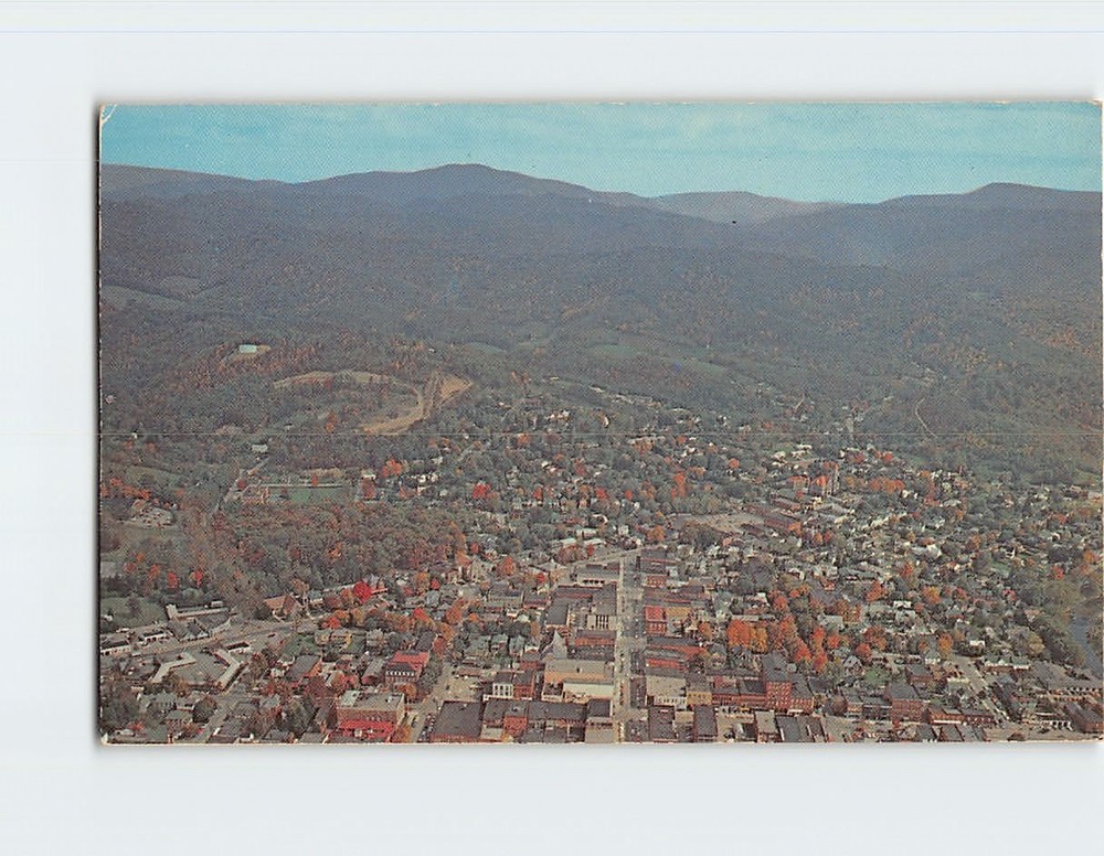 Postcard Aerial View Elkins West Virginia USA