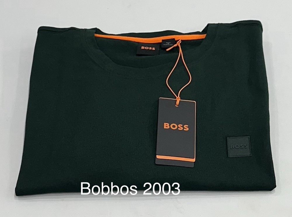Boss Men's Crewneck Short Sleeve Tee, Green, Size XXL