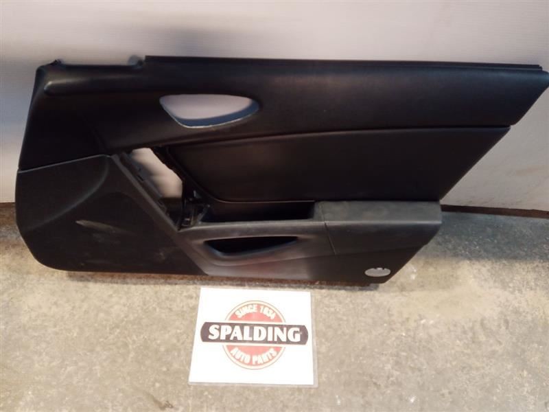 Black Leather 2005 Mazda RX8 Right Passenger Front Door Trim Panel 9664547