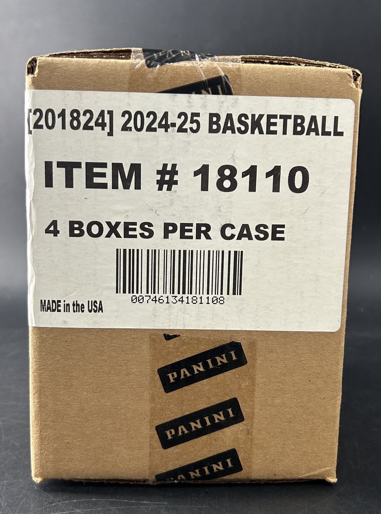 Factory Sealed 2024-25 Panini Noir Basketball Hobby 4-Box Case Wemby LeBronPROBSTEIN is actively accepting consignments !!