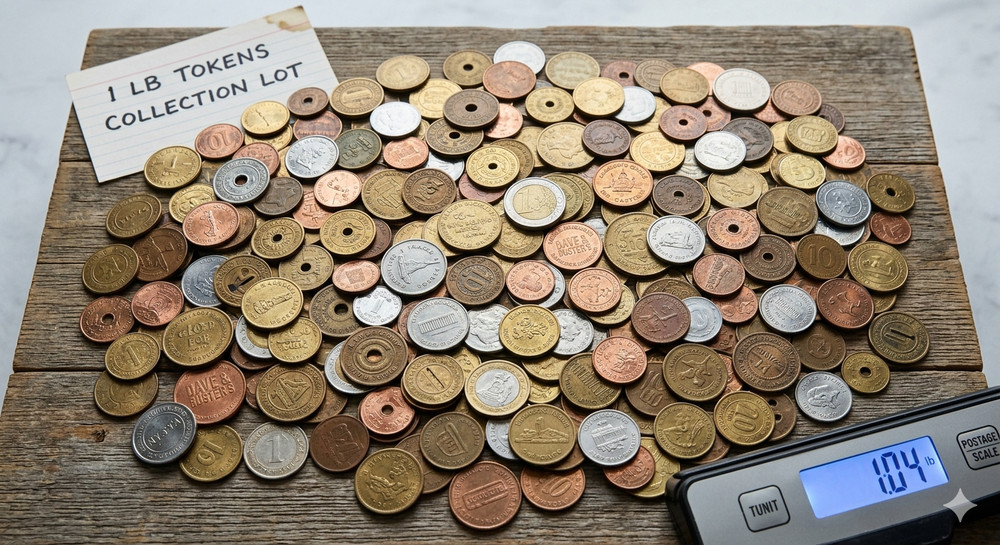 1 Lb  Tokens Collection Lot