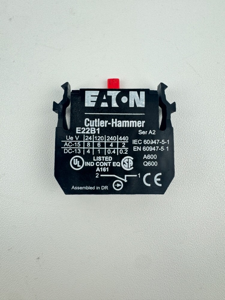 Eaton Cutler-Hammer E22B1 Ser A2 Contact Block