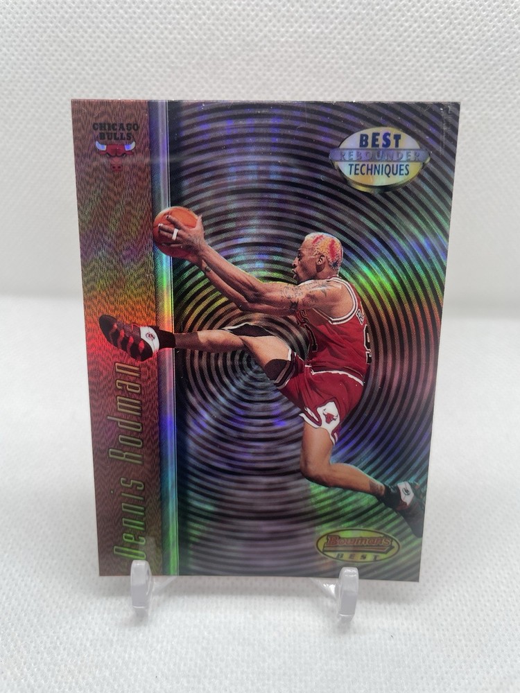 1997-98 Bowman's Best - Best Techniques Dennis Rodman #T7 Refractor 🐺🔥