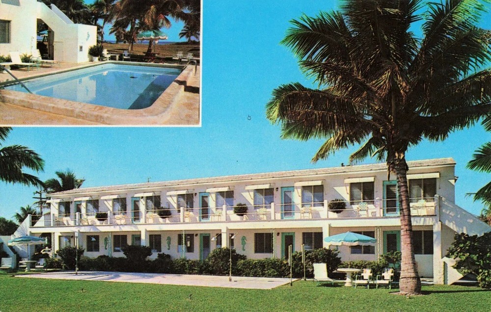 Palm View Apartments - Deerfield Beach Florida FL - Postcard