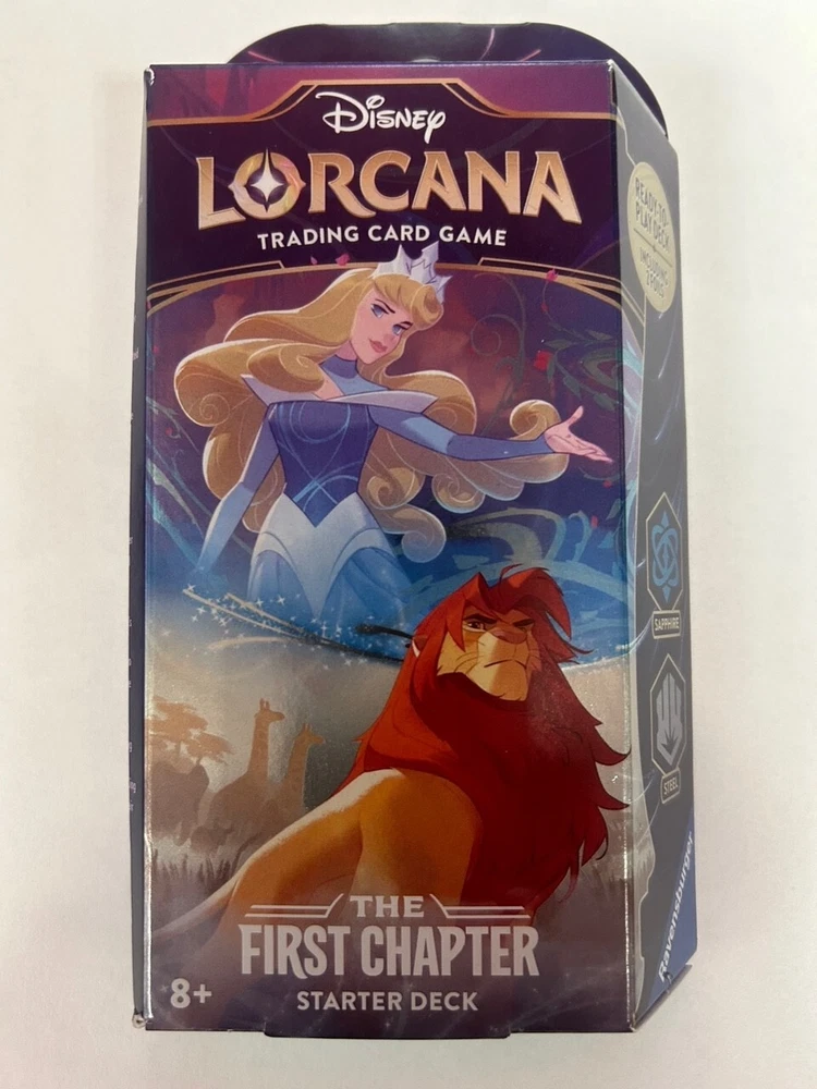 Disney Lorcana Trading Card Game The First Chapter Starter Deck - 60 Cards