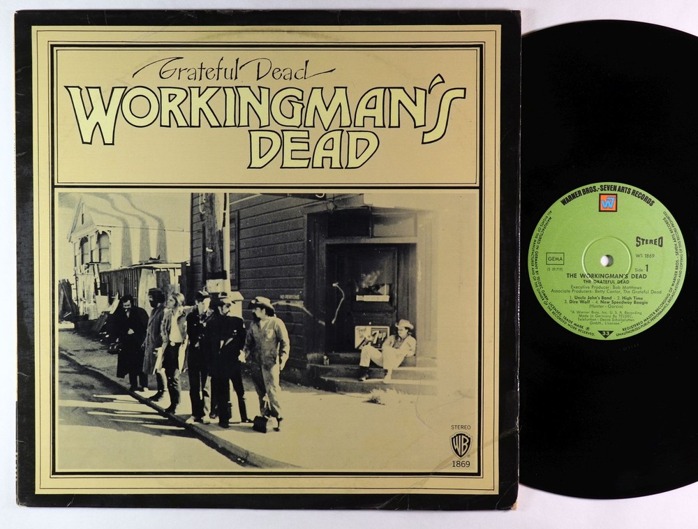 Grateful Dead - Workingman's Dead LP - Warner Bros./Seven Arts Germany OG Press
