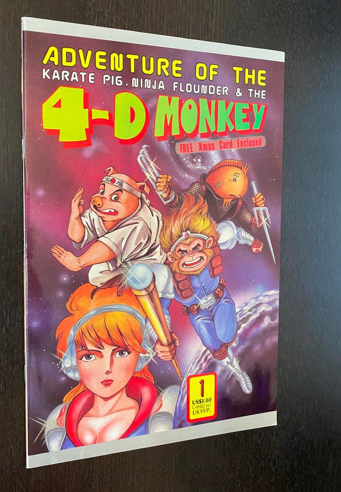 ADVENTURE OF THE 4D MONKEY #1 (Leung Comics 1989) -- VF/NM