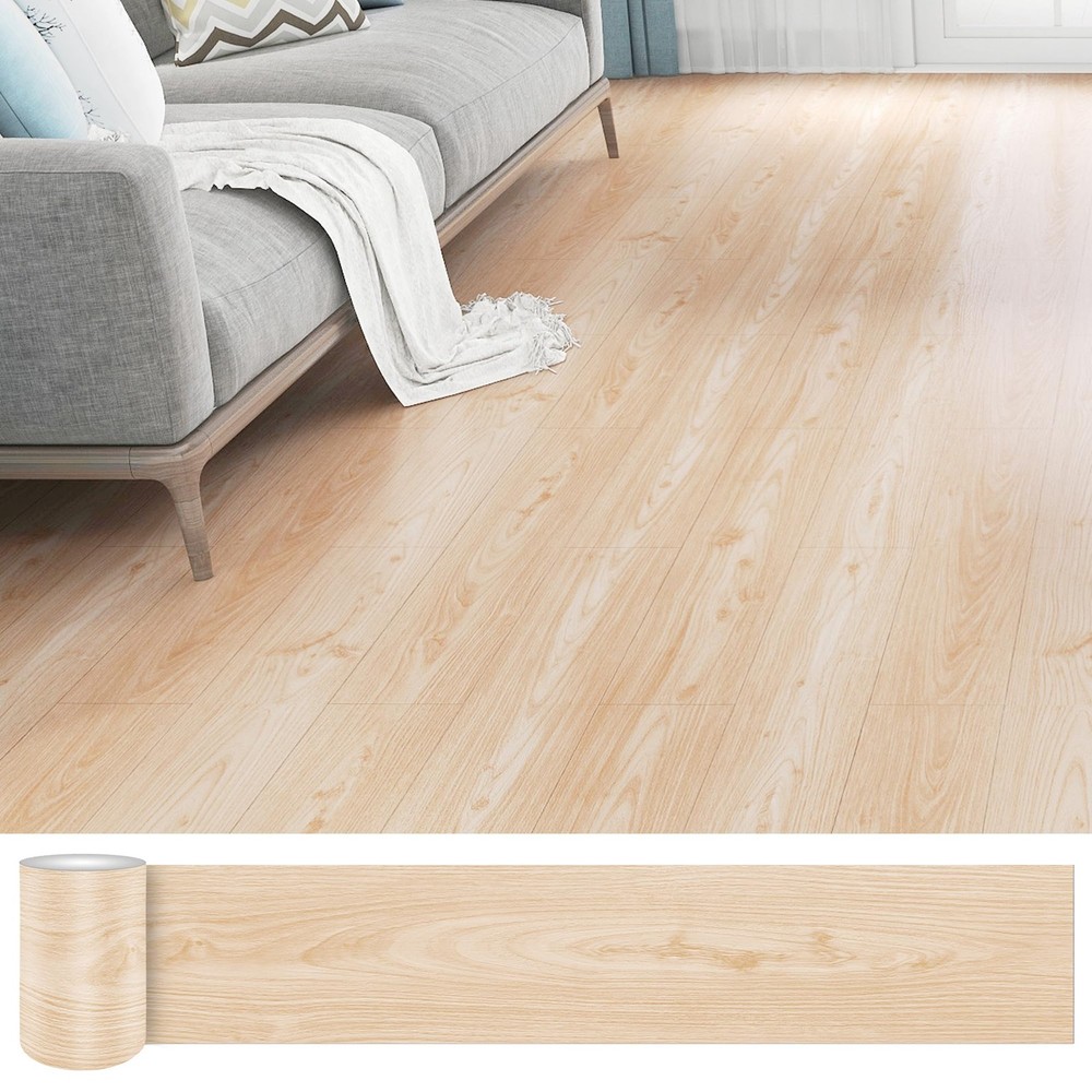 Peel and Stick Waterproof Floor Tiles 36 Pack 54 Sq Ft No Residue Easy Install