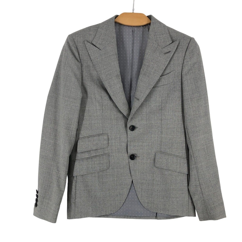 SUITSUPPLY La Spalla Pure Wool Blazer Jacket Size EU:44; UK:34; US:34R