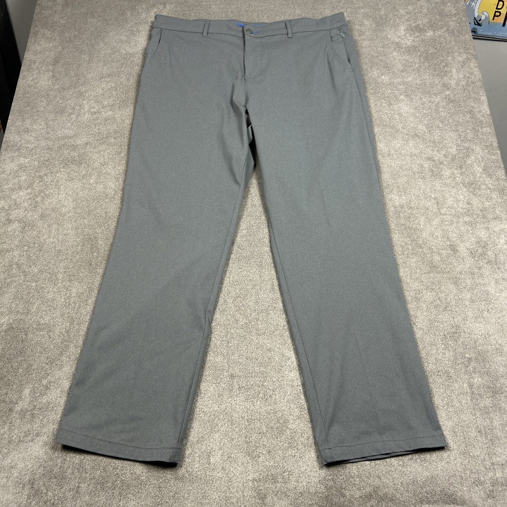 Twillory Pants Mens 40x32 Gray Tailored Fit Performance Stretch Zip Pocket Golf
