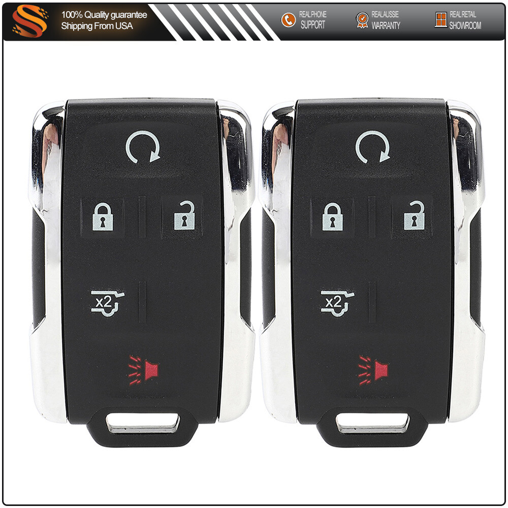 2015-2019 Chevy Tahoe Silverado Remote Key Fob Replacement with Buttons