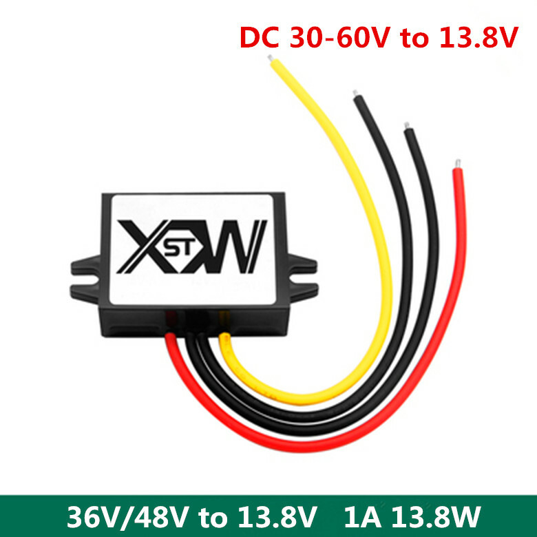 36V-60V to 13.8V 1A DC Buck Converter Module 13.8W Power Step Down