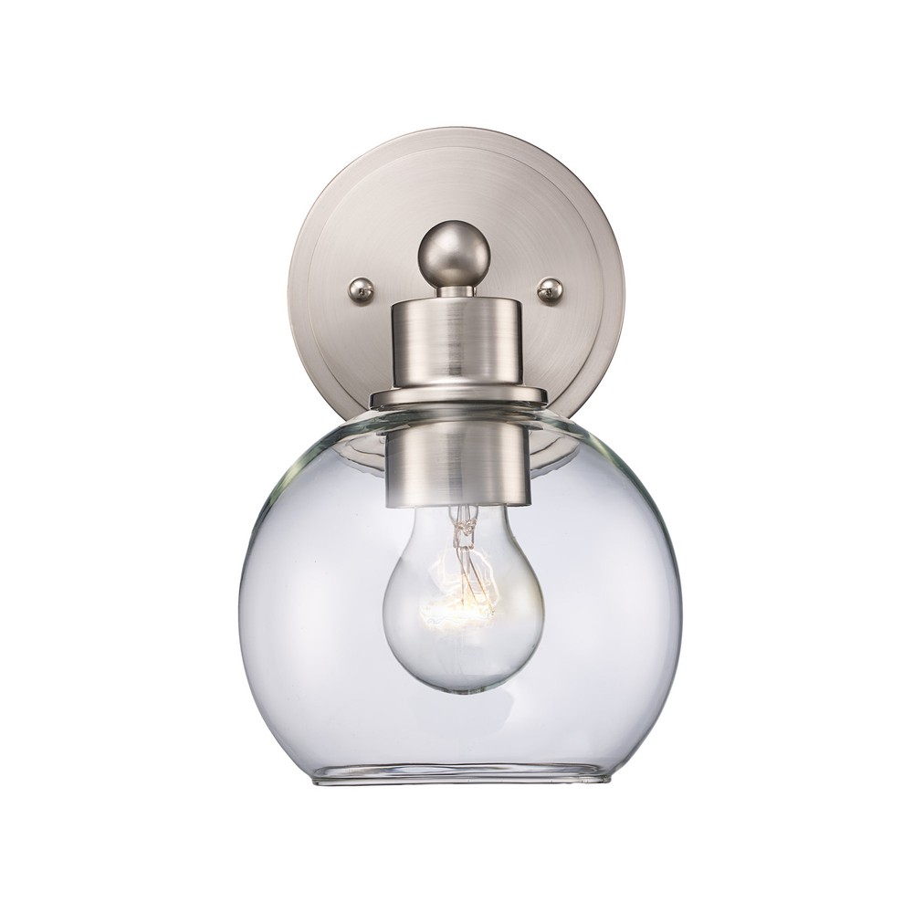 Nickel Polverini 10-Inch Wall Sconce by Trans Globe Lighting
