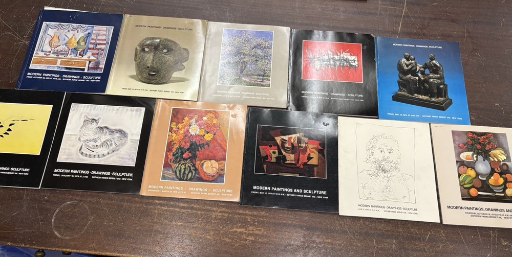 Sotheby’s Catalogs 11 Modern Art Paintings Drawings Sculpture 1975-1979