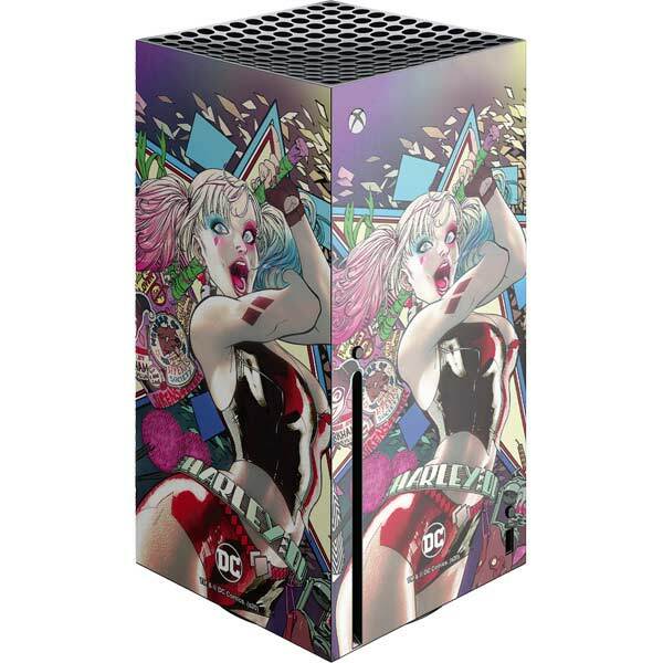 DC Comics Harley Quinn Xbox Series X Console Skin - Colorful Harley Quinn