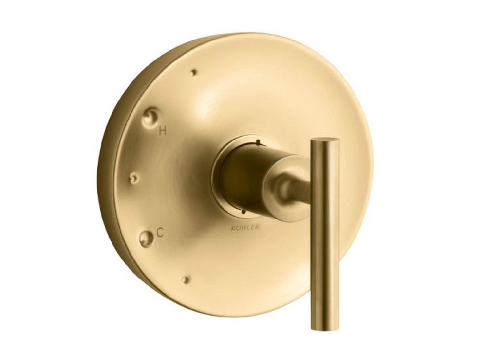 Kohler K-TS14423-4-2MB Purist 1-Handle Rite-Temp Valve Trim with Lever Handle