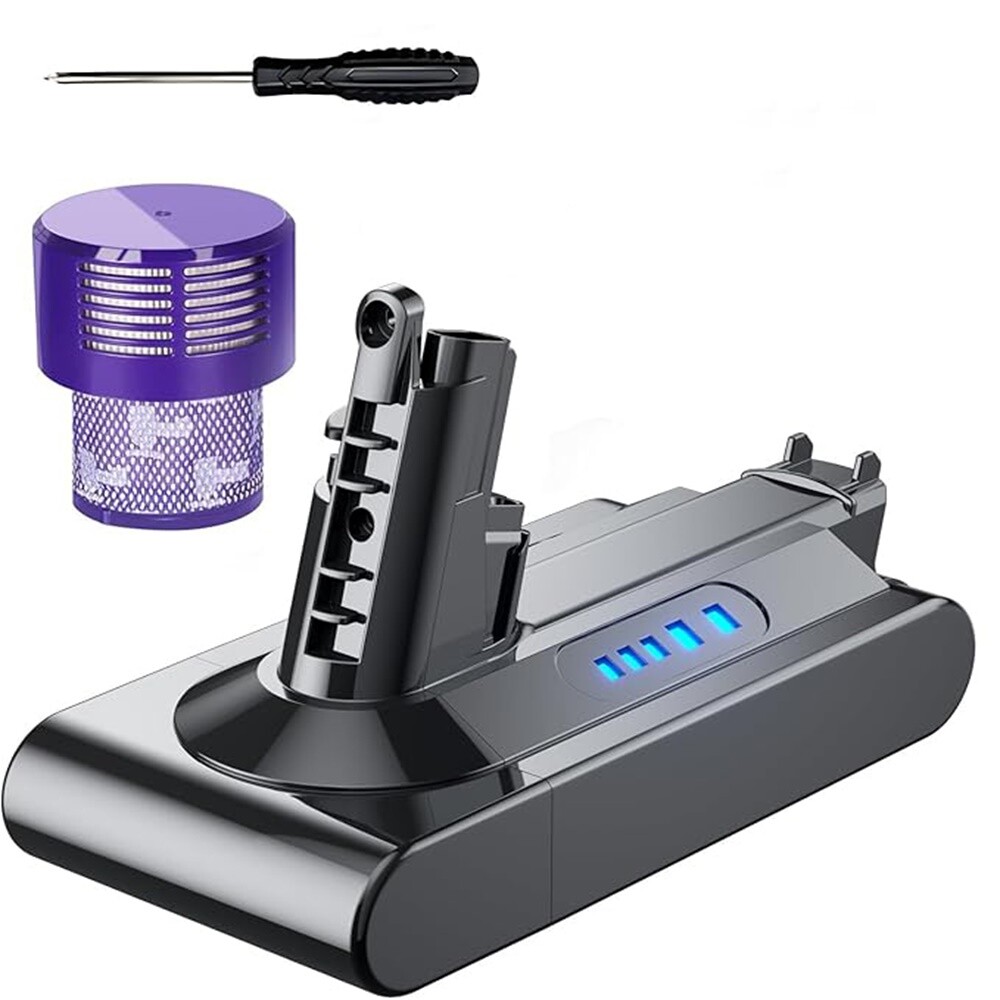 Dyson V10 SV12 Absolute Animal Motorhead Replacement Battery and Filter US Compatible