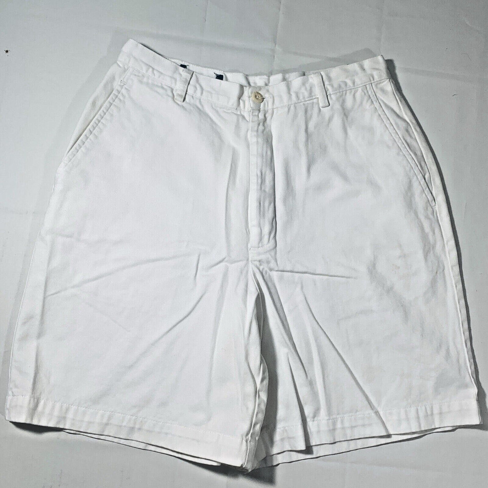 Lands End White women’s Size 6 Twill Shorts NEW