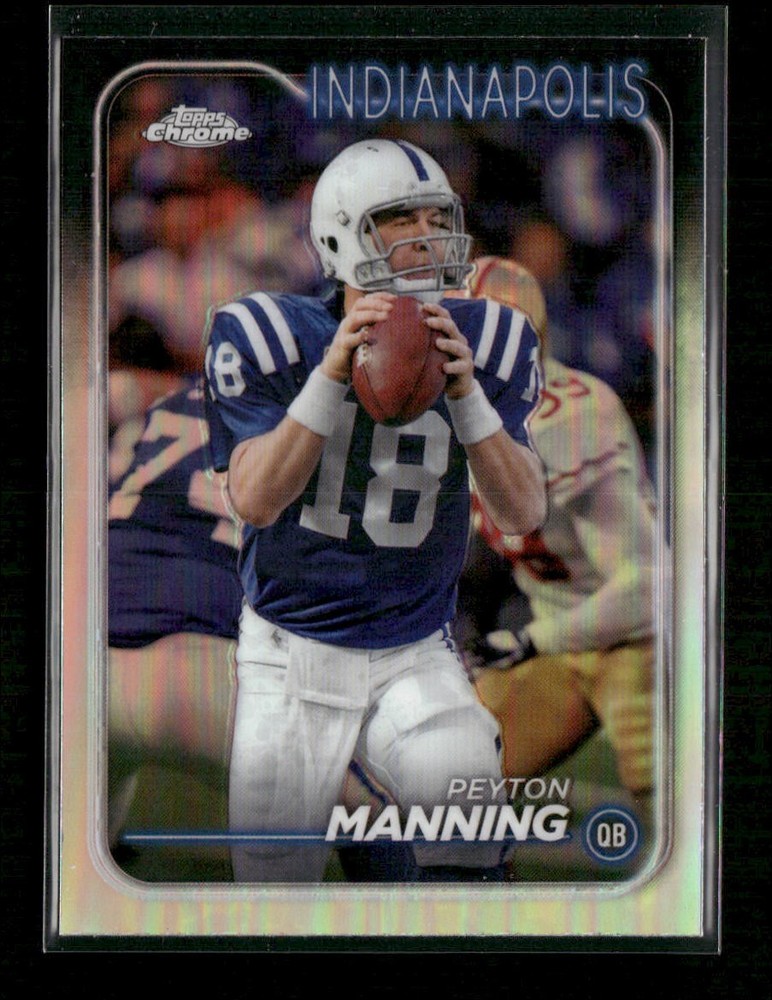 Peyton Manning 2024 Topps Chrome Refractor #86 Indianapolis Colts