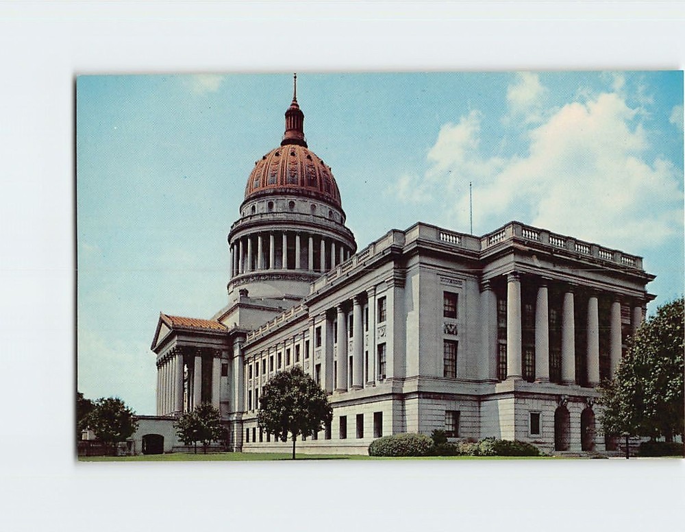 Postcard West Virginia State Capitol Building From East Charleston WV USA