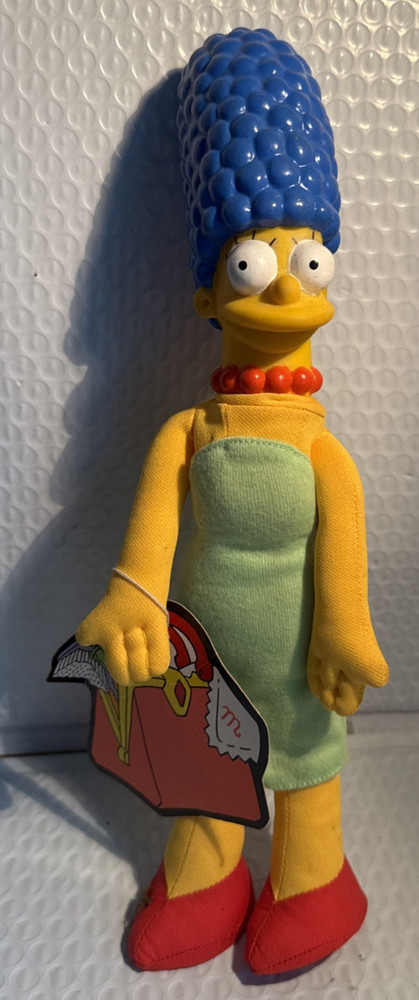 Marge Simpson 12'' Plush Doll Toy Burger King 1990