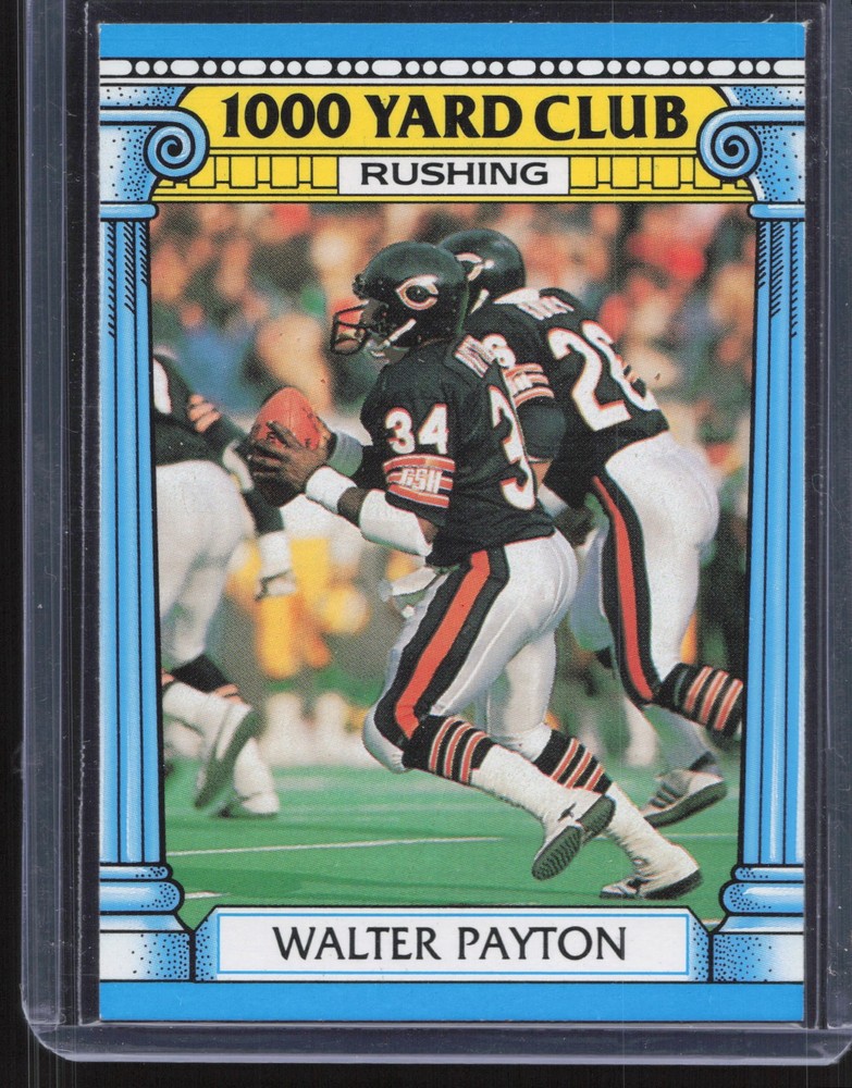 1987 Topps #7 Walter Payton 1000 Yard Club