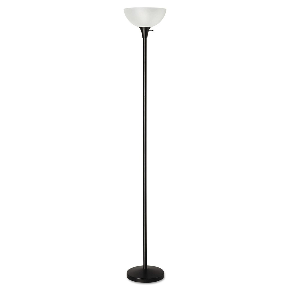 ALELMPF72B 11.25 in. W x 11.25 in. D x 71 in. H Translucent Plastic Shade Flo...