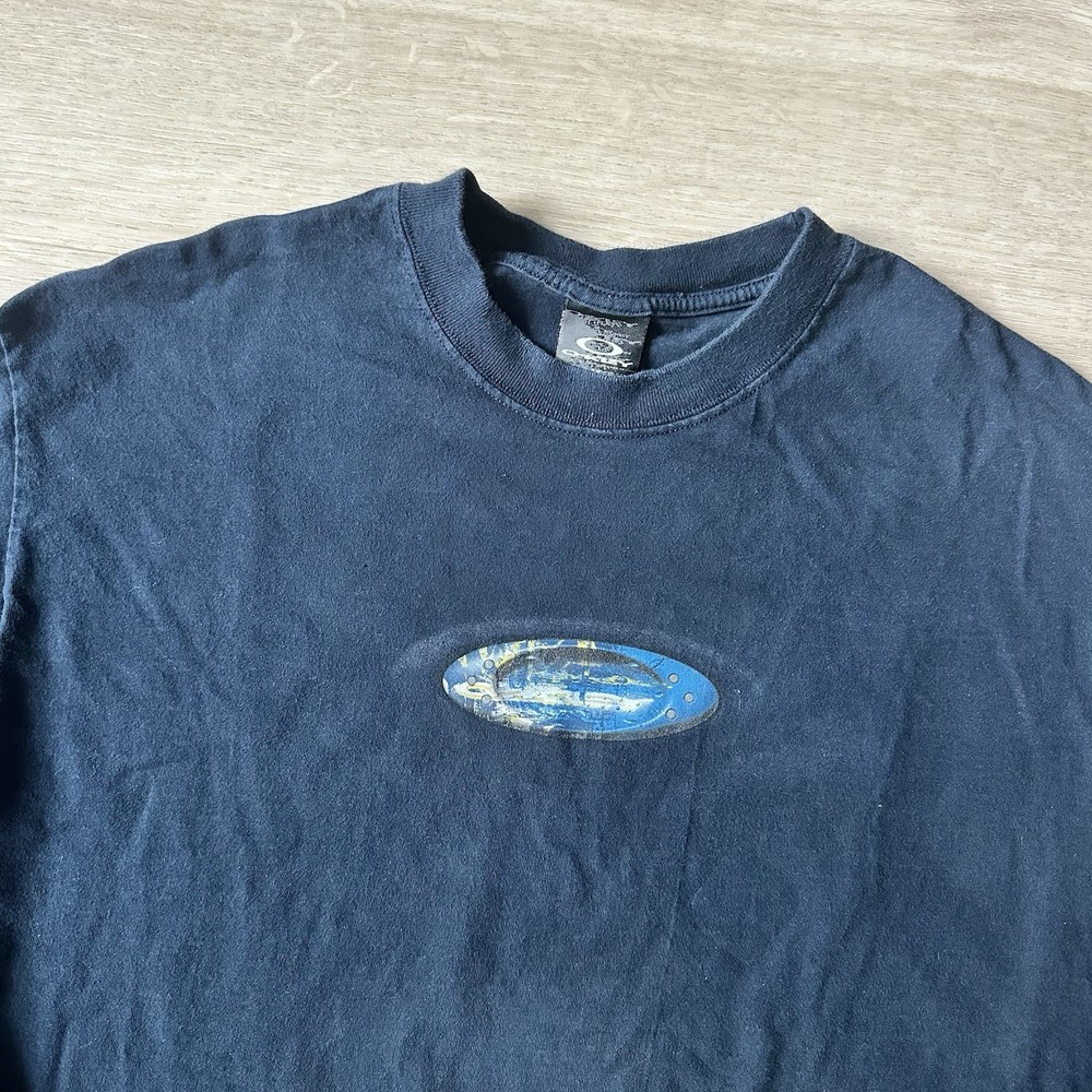 Vintage Oakley Software Center Logo Hit Long Sleeve T Shirt Size XL