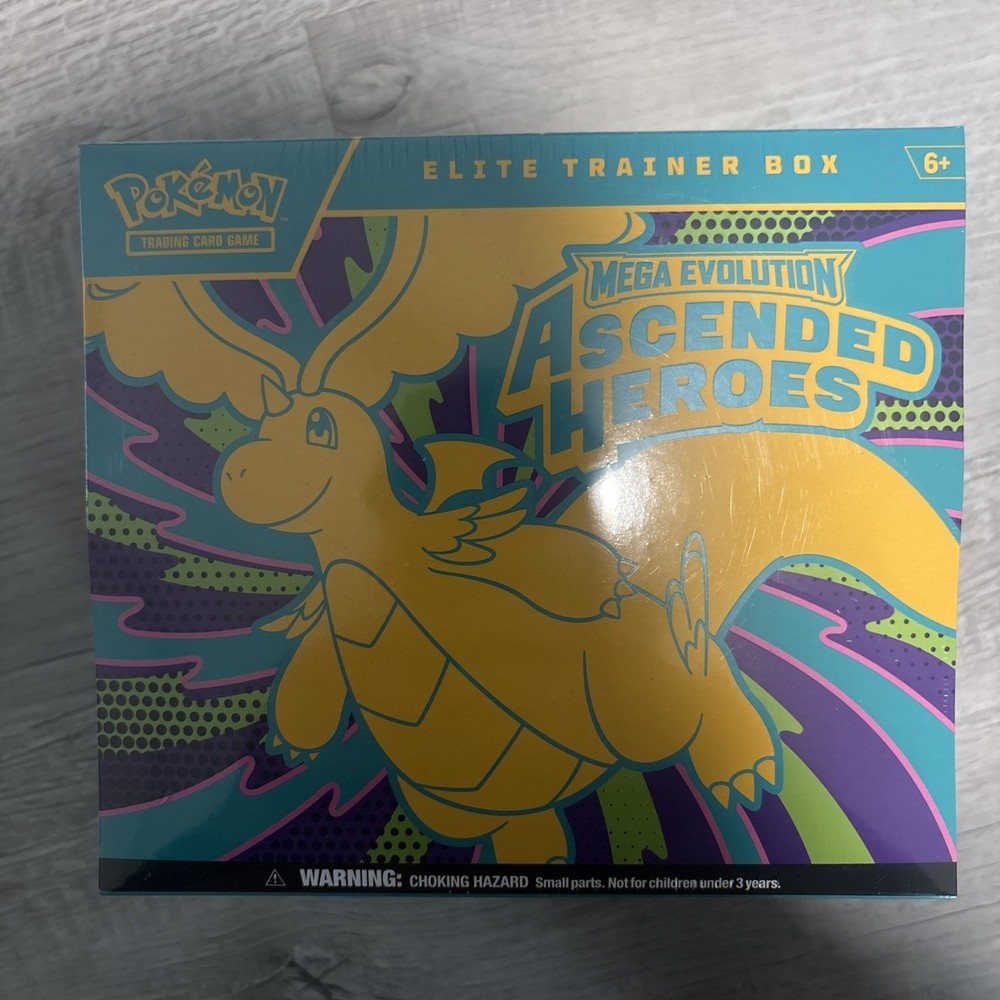 Pokemon Tcg Mega Evolution Ascended Heroes Etb Factory Sealed