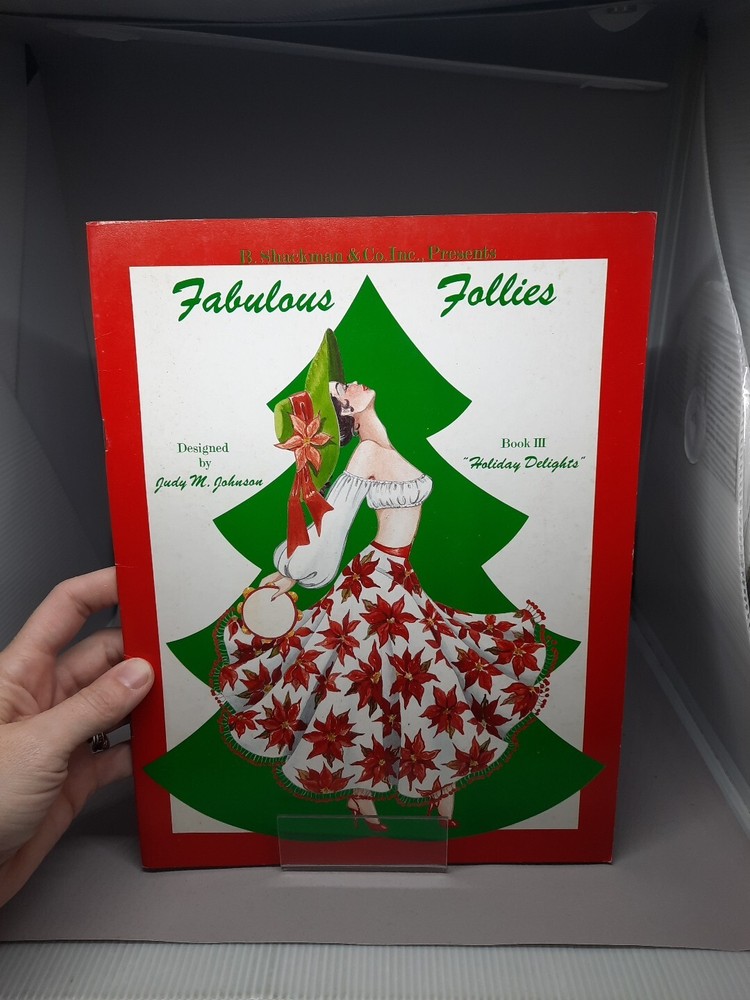 Vintage Paperdolls B. Shackman & Co. Fabulous Follies Book 3 Holiday Delights