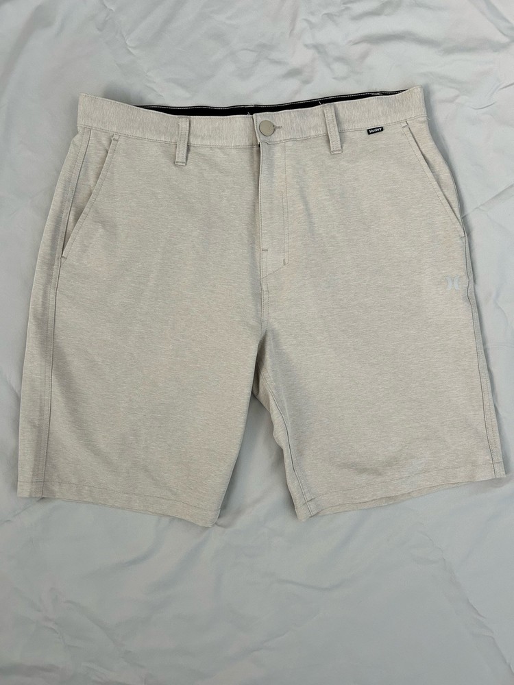 Hurley Men's Hybrid Walk Shorts, Tan, Size 34