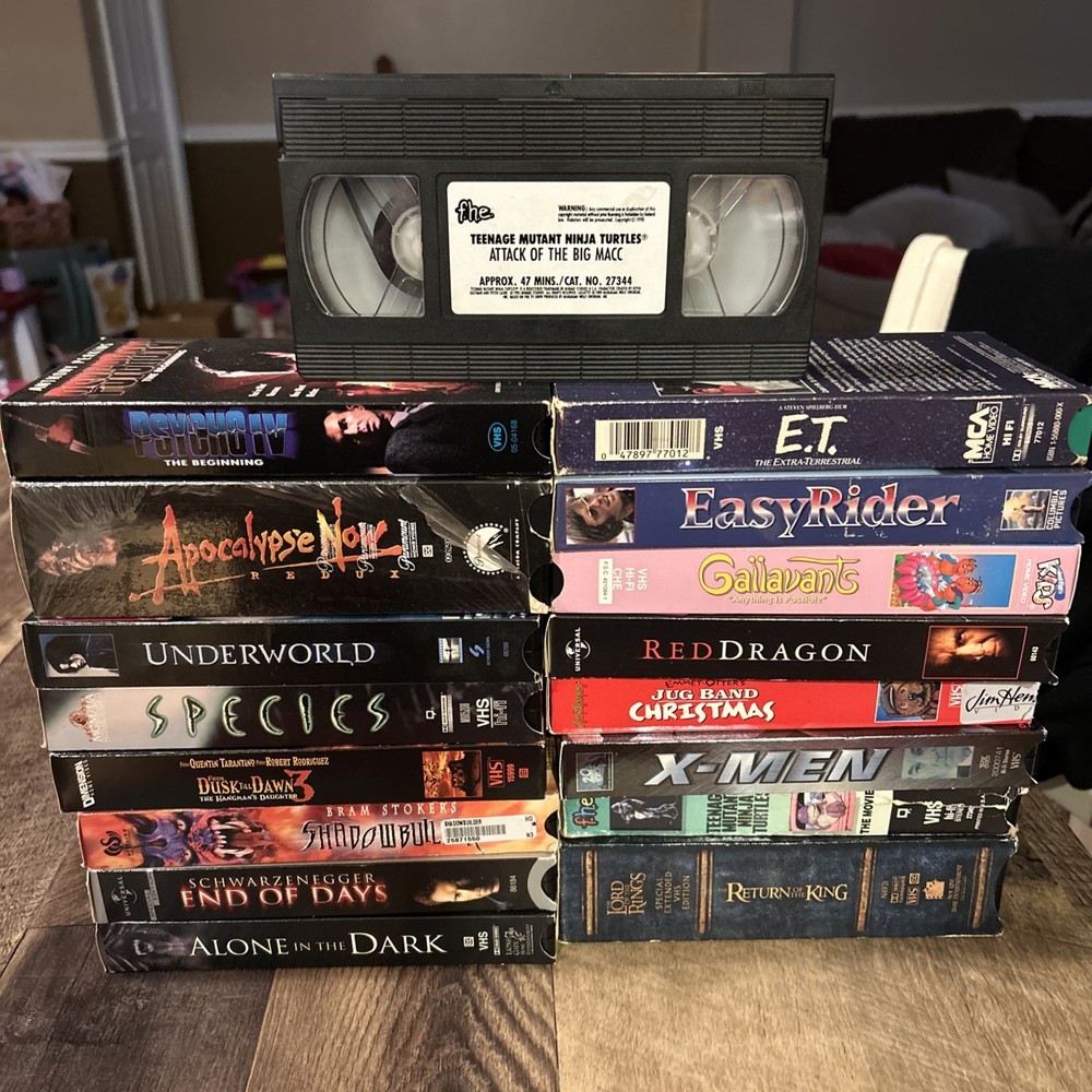 17 VHS Lot!! Horror, Suspense, Fantasy, Great Variety!!
