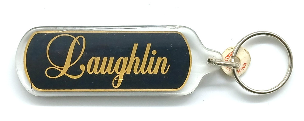 Vintage NOS Laughlin Nevada Keyring Keychain