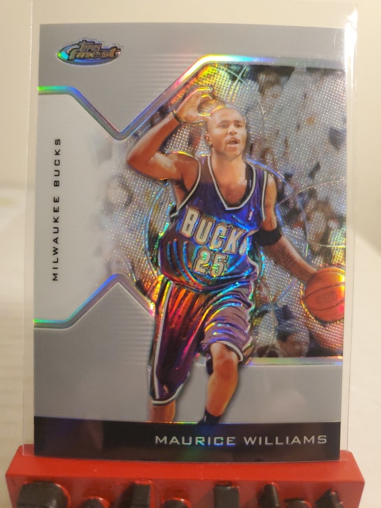 2004-05 Topps Finest Refractor #80 Maurice Williams 218/249 Milwaukee Bucks