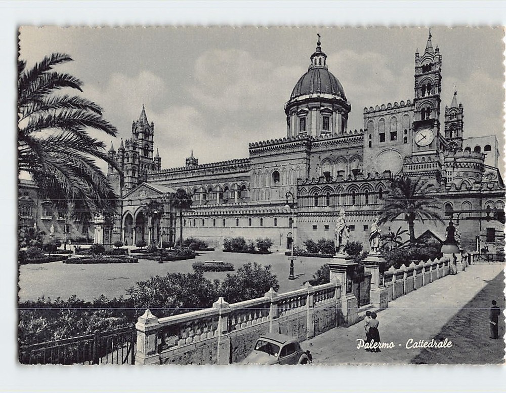 Postcard Cattedrale Palermo Italy