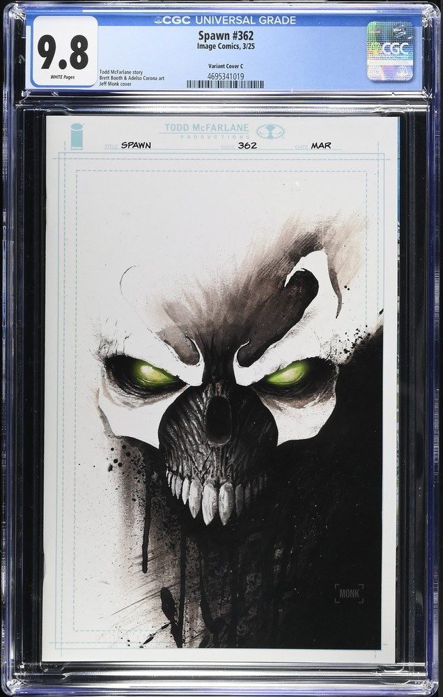 Spawn 362 CGC 9.8 Variant Cover C