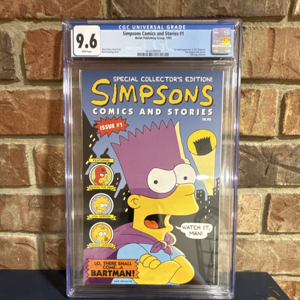 Welsh Publishing Group Simpsons Comics and Stories #1 CGC 9.6 (1993)