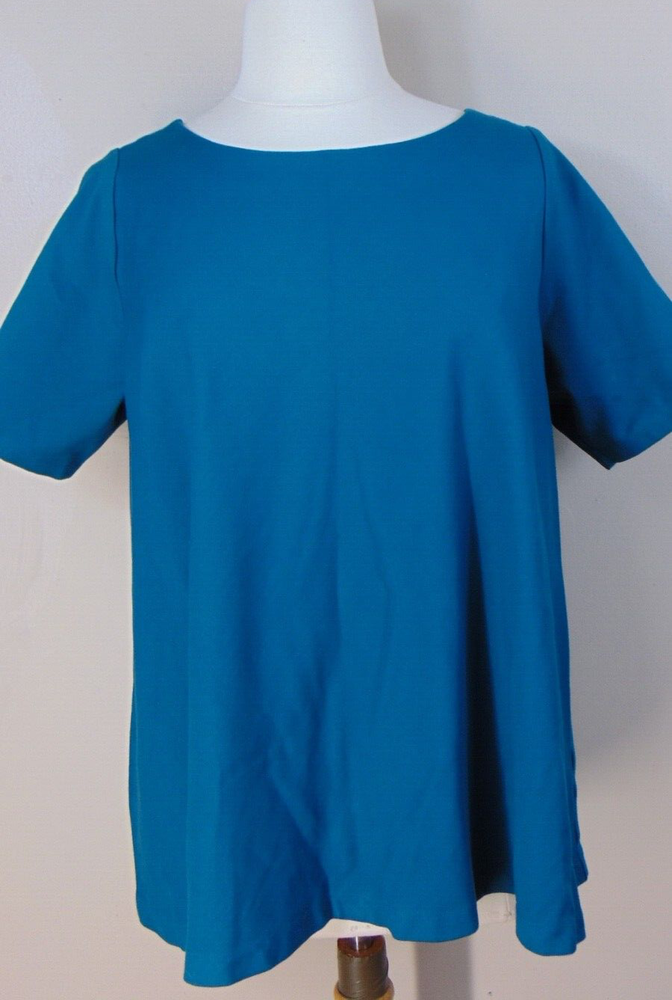 Lands End Womens Plus Size 2X Green Short Sleeve Jersey T-Shirt for Outdoor Wear