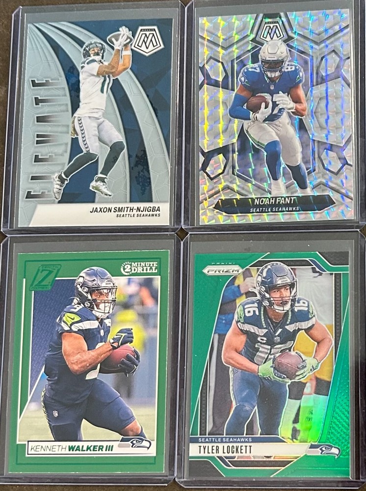 2024 Panini Football Seattle Seahawks 4 Card Insert/Parallel Trading Lot