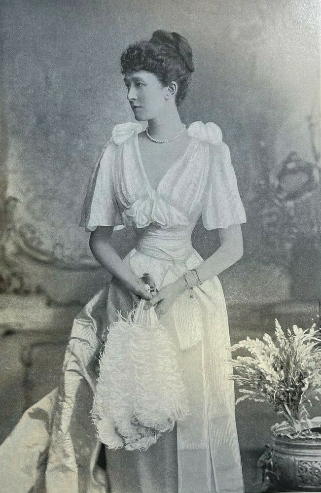 1898 Vintage Magazine Illustration Mary Countess of Minto