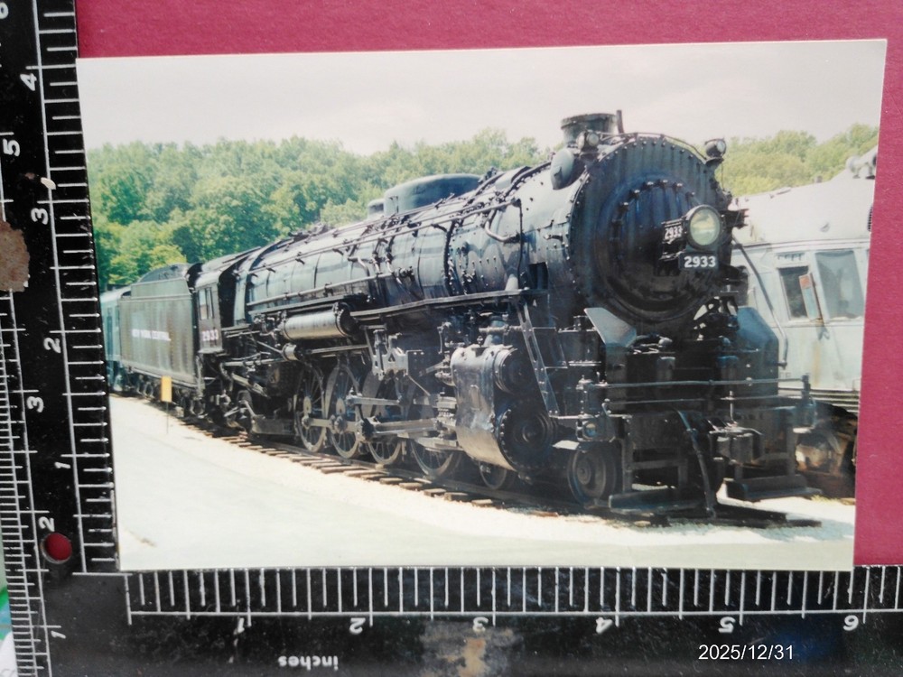 New York Central Railroad 4-8-2 Locomotive 2933 Photo (Tnmot) Museum St Louis Mo