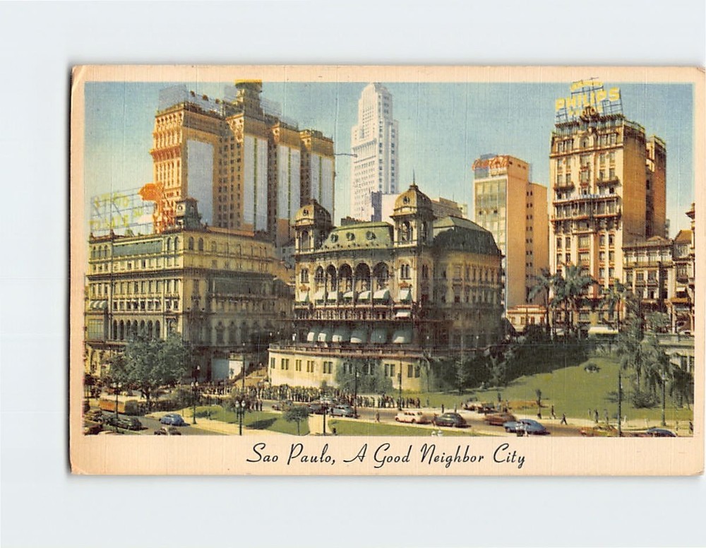 Postcard Scenic View in Sao Paulo Brazil