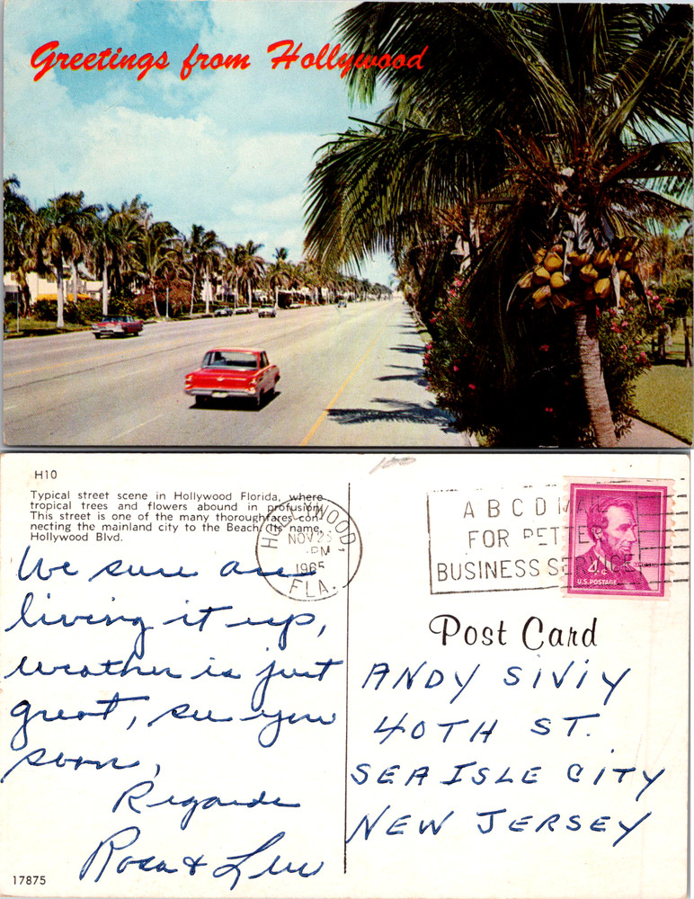 Old Vintage Postcard