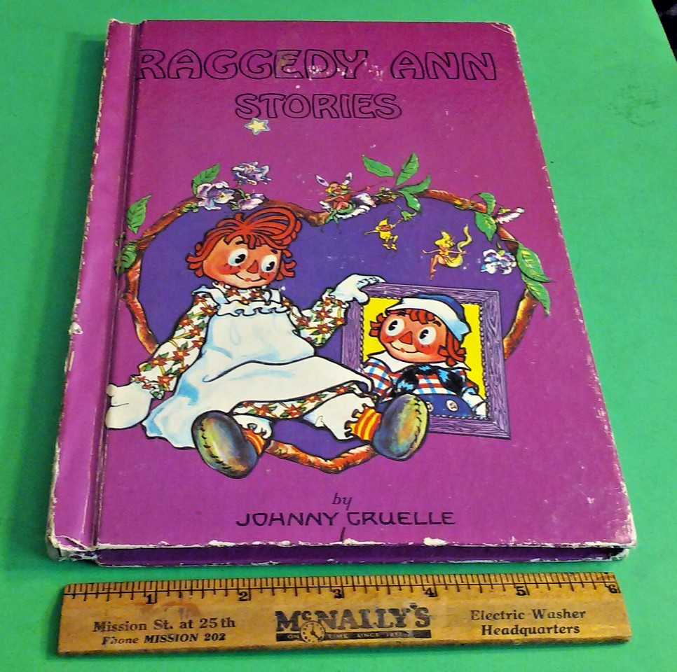 Raggedy Ann Stories Hardcover Book By Johnny Gruelle 1955 Book Club Edition iLL